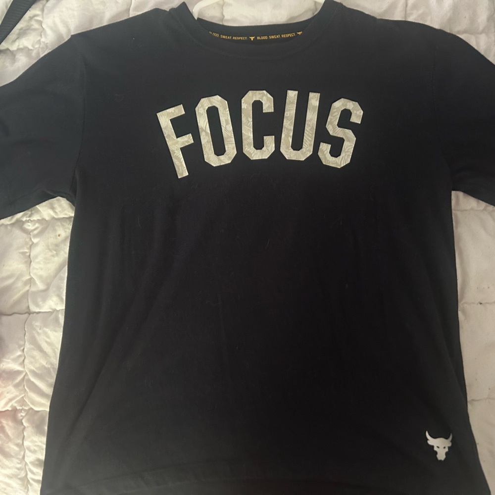 Under Armour Project Rock Black HeatGear Shirt